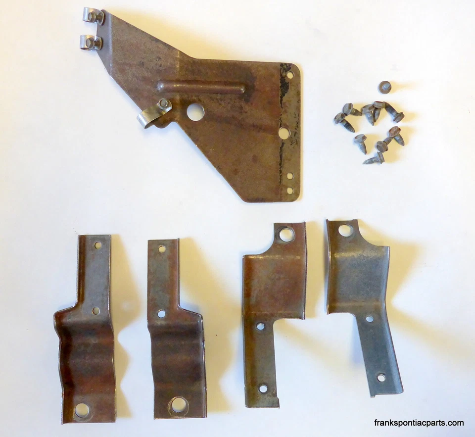 1976 Pontiac Grand Prix Condenser Bracket Set 73 74 75 76 LeMans Grand Am - Image 1 of 1