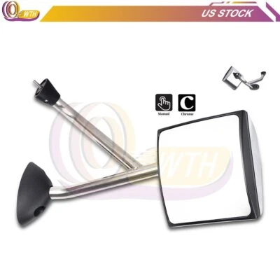 LH Chrome Hood Mirror For 2008-17 International Harvester ProStar Tractor Truck Foto 1 de 4