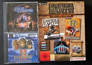 PC Spiele Age of Empires 2, Age of Wonders und Empire Earth Ultimate Edition - Bild 1 von 1