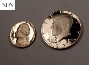 2x 1979-S Tipo 2 Medio Dólar + Juego/Lote de Níquel Jefferson - Prueba de Gemas - TY2 - #PL14 - Imagen 1 de 7