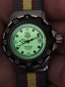 Tag Heuer Formula 1 Lady Phosphore Dial Quartz Swiss Made Diver - Picture 1 of 11