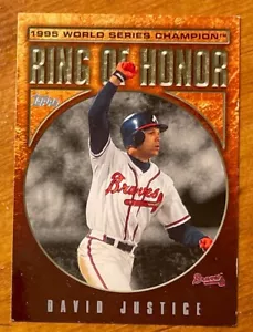 2008 Topps Update Ring of Honor World Series Champion Baseball #DJ David Justice - Picture 1 of 2