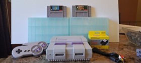 SNES Console + Super Mario World & Donkey Kong Country - Super Nintendo Bundle