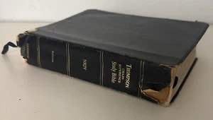 NKJV Thompson Chain Reference Bible VERY WORN Red Letter 1997 - Picture 1 of 22
