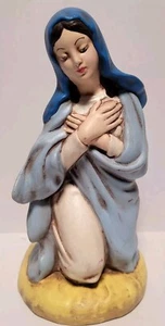 1961 HUGE Christmas Nativity Signed Artist Hand-Painted Replacement Virgin Mary - Picture 1 of 3
