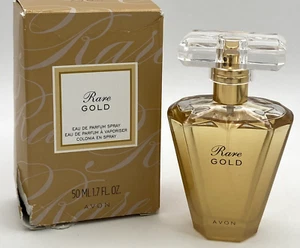 Avon Rare Gold Perfume Womens Spray 1.7 fl. oz Eau De Parfum - Picture 1 of 9
