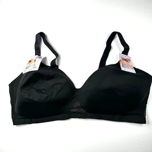 Hanes Wirefree Bra Womens Plus Size 3XL Foam ComfortFlex Fit Oh So Light Tagless - Picture 1 of 10