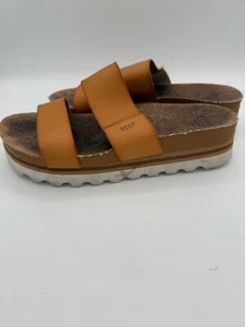 Reef Women's Cushion Bounce Vista High Sandals Caramel Size 7.5 - Picture 1 of 5