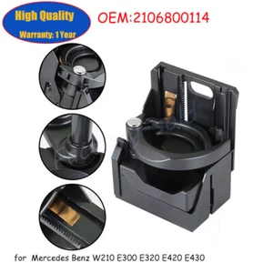 2106800114 Portavasos Delantero Negro Para Mercedes Benz W210 E300 E320 E420 E430 - Imagen 1 de 11