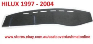 BLACK DASH MAT, DASHMAT, DASHBOARD COVER FIT TOYOTA HILUX  1998 - 2004 RHD - Bild 1 von 7