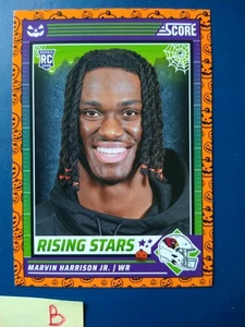 2024 Score-A-Treat Rising Stars Orange Marvin Harrison Jr. #38 Arizona Cardinals - Picture 1 of 2