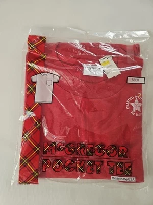 Nueva Camiseta Negra McGregor De Colección Para Hombre 50/50 Bolsillo Grande Puntada Única  Foto 1 de 4