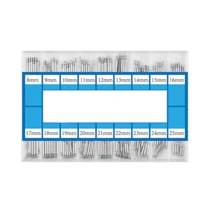 180 PIEZAS Barra de Eslabones Correa Pulsera 8-25MM Kit de Reparación Acero Inoxidable - Imagen 1 de 10