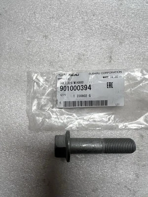 2012-2020 Subaru BRZ Forester Impreza Legacy Strut Lower Bolt 901000394 OEM NEW - Image 1 of 4