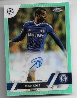 2022-23 Topps Chrome UEFA Autograph Auto Card : Ashley Cole #147/199 - Image 1 of 2