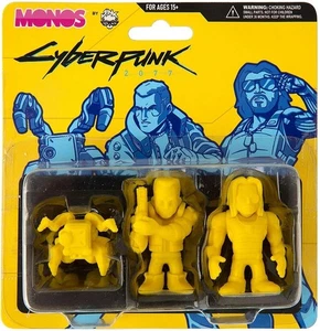 Juego de 3 figuras de vinilo JINX Cyberpunk 2077 Monos V, Johnny Silverhand & Spiderbot - Imagen 1 de 2