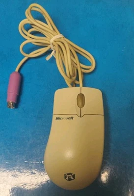 VTG Microsoft Intellimouse 1.1A PS/2 Compatible Mouse X03-65047 Gateway Logo - Image 1 of 4