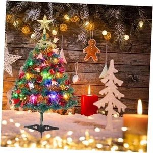 Mini Christmas Tree, 24" Tabletop Christmas Tree Artificial Xmas Tree Green - Picture 1 of 7