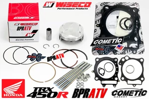 2004 2005 TRX450R Wiseco 94mm Hi Compression 14:1 Piston Ti Stud Kit Cometic MLS - Bild 1 von 24