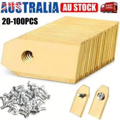 20-100Pcs Titanium Replacement Trimmer Blades for Automower Robotic Lawn Mower - image 1 of 4