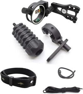 Archery Essential Accessory Upgrade Combo 5-pin Bow Sight, Arrow Rest, Black - Picture 1 of 7