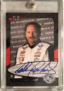 “The Intimidator” DALE EARNHARDT SR 1999 Wheels Authentic Memorabilia Autograph