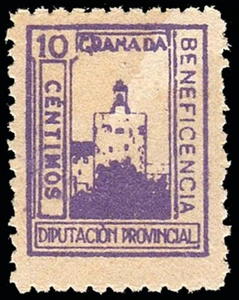 Granada - Guerra Civil - Em. Local Nacional - Allepuz ** 11 - Imagen 1 de 1