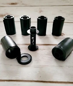 Confezione 6 Cassette Pellicola Bulk Kalt 35mm Ricaricabili Riutilizzabili 35mm con Vite NUOVE - Foto 1 di 7