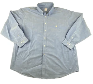 Brooks Brothers Shirt Mens XXL Original Polo Shirt Oxford Button Down Gold Fleec - Picture 1 of 7