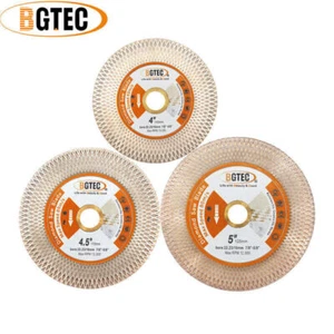 2pcs 4/4.5/5'' Diamond Cutting Grinding Disc Concrete Granite Stone Saw Blade - Picture 1 of 14