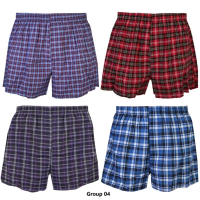 Paquete de 4 calzoncillos boxer Falari 100 % algodón suaves y cómodos para niños Foto 1 de 4