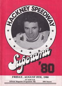 Vintage Speedway Programmes - Hackney Superama Aug 1980