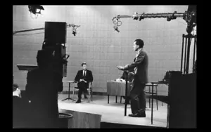 John F. Kennedy Debates Richard Nixon FOTO TV Debate presidencial de 1960 - Imagen 1 de 2