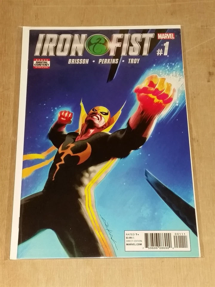 IRON FIST #1 NM+ (9.6 OR BETTER) MAY 2017 MARVEL COMICS Foto 1 de 1