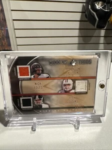 2012 SPx Football Winning Trios Nick Foles, Brandon Weeden, Kirk Cousins /99 - Picture 1 of 2
