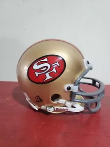 San Francisco 49ers Riddell Mini Casco FIRMATO - Foto 1 di 5