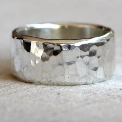 925 Sterling Silver Band Ring Beautiful Jewelry Christmas Gift For Women B-702 - Image 1 of 4