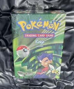 VINTAGE 2000 Pokemon Gym Challenge Koga Theme Deck Factory Sealed MINT! - Picture 1 of 5