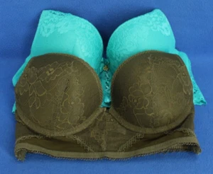 Daisy Fuentes Underwire Padded Push Up Bra Bundle Lot Size 34B #H5249 - Picture 1 of 6