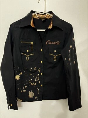 Roberto Cavalli blouse women black — 第 1/4 张图片