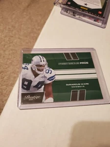 2011 Prestige Prestigious Pros Green Football Card #18 DeMarcus Ware /250 - Picture 1 of 2