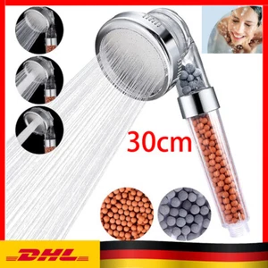 Duschkopf, Mineralfilter Wassersparend Handbrause Brausekopf Brause Dusche 8cm - Bild 1 von 13