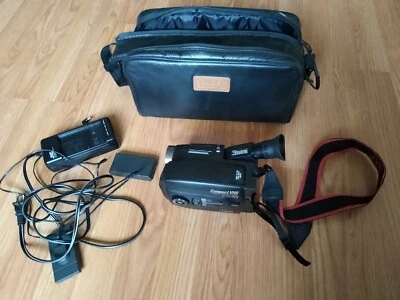 Vintage Japan VideoMovie Camcorder Compact GR-AX350U VHS-C Video Transfer  - Image 1 of 4