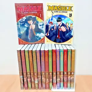 Manga Mashle Magic and Muscles English Comics Vol. 1-18 Full Set Express Ship - Picture 1 of 20