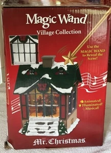 Mr Christmas Magic Wand Village Collection ~Color Change ~Lights ~10 Songs - Picture 1 of 1