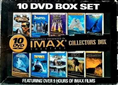 I-MAX THEATRE: COLLECTORS BOX / TEN DVD BOX SET, REGION FREE - GOOD CONDITION. - Image 1 of 4