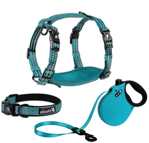 Correa o arnés o cuello retráctil para perro Alcott Adventure - azul S - M - L - Imagen 1 de 6
