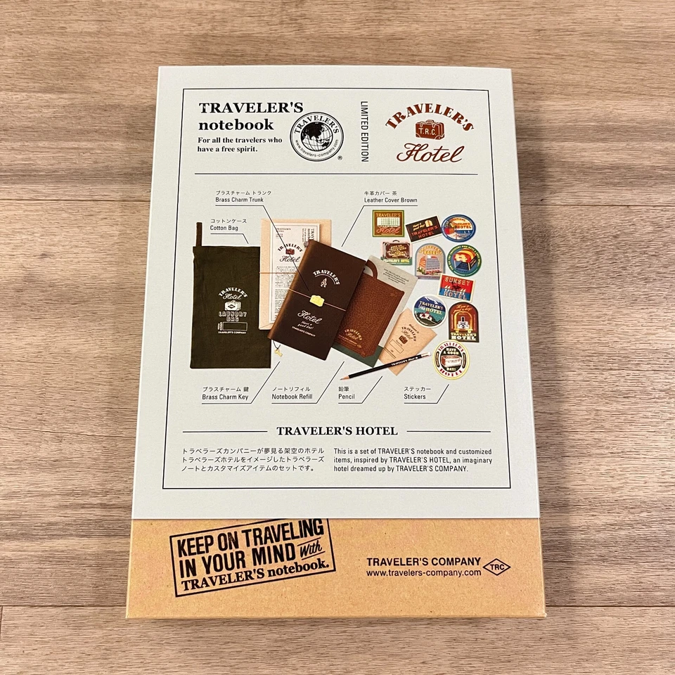 TRAVELER'S COMPANY Traveler's Notebook Limited Set Airline and Hotel