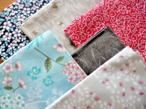 Job Lot of Cotton Assorted Patterns & Colours of New Fat Quarters - Picture 1 of 1