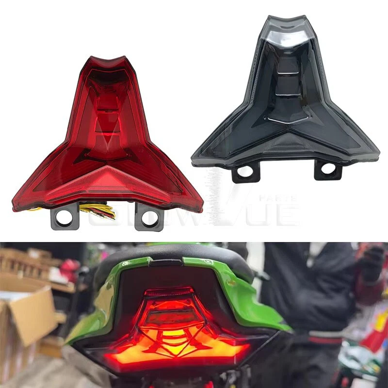 Luz trasera LED giratoria para Kawasaki Z1000 Ninja ZX-10R ZX-10RR Ninja 250 400 2014-20 Foto 1 de 4